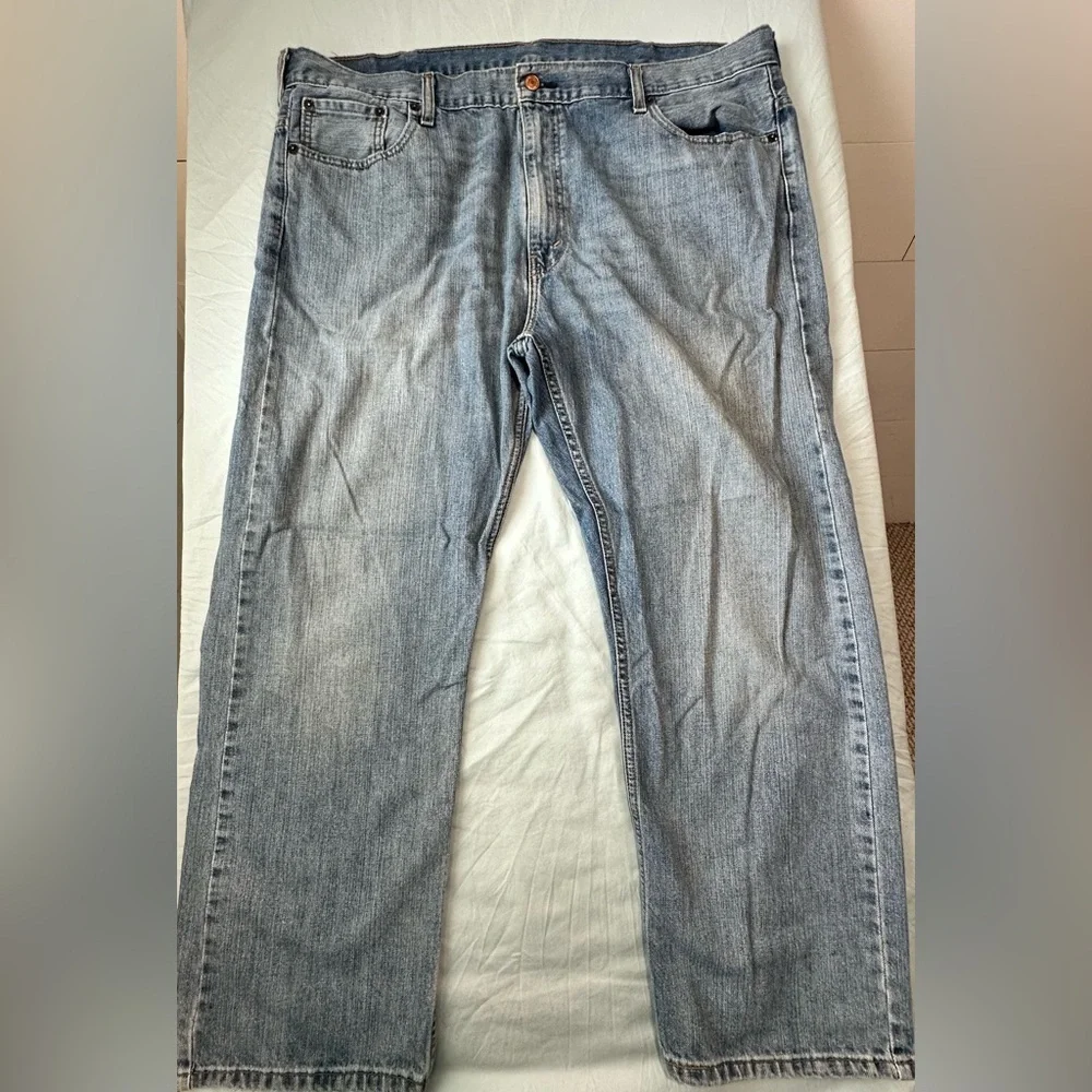 Levi’s 569 Loose Straight Jeans Men’s 42x30 Light Wash Baggy